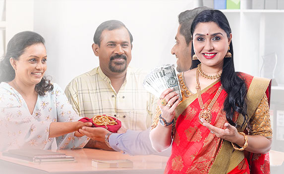 Anu Prabhakar with Cash in hand